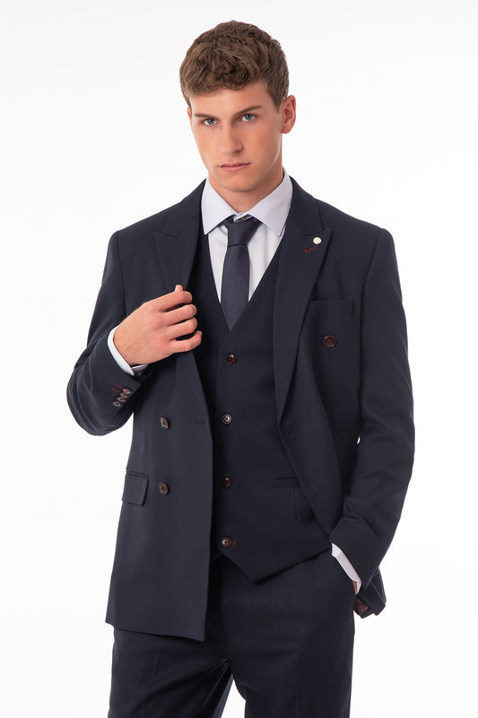 Doodle Jacket - Navy