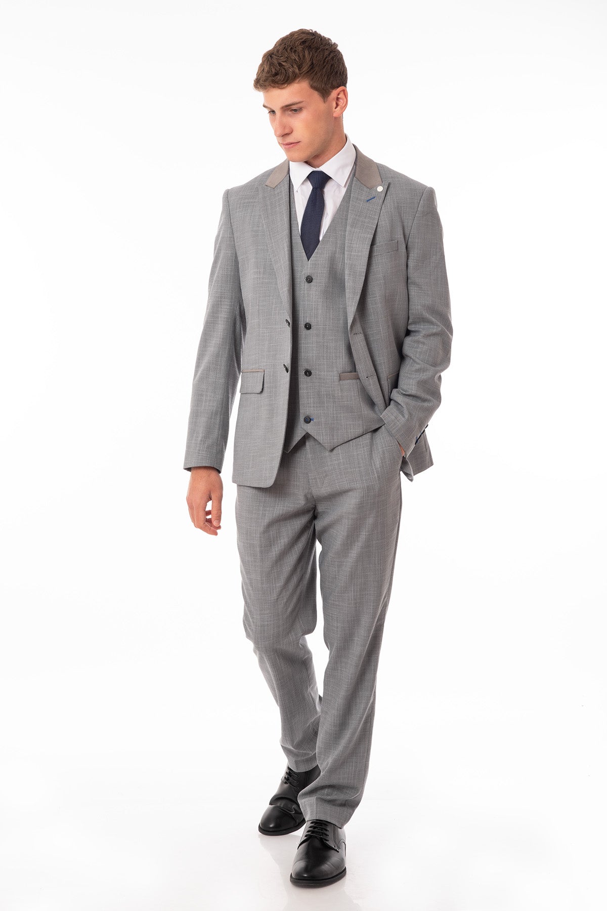 Mack Three Piece Suit - Grey