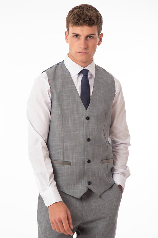 Mack Waistcoat - Grey