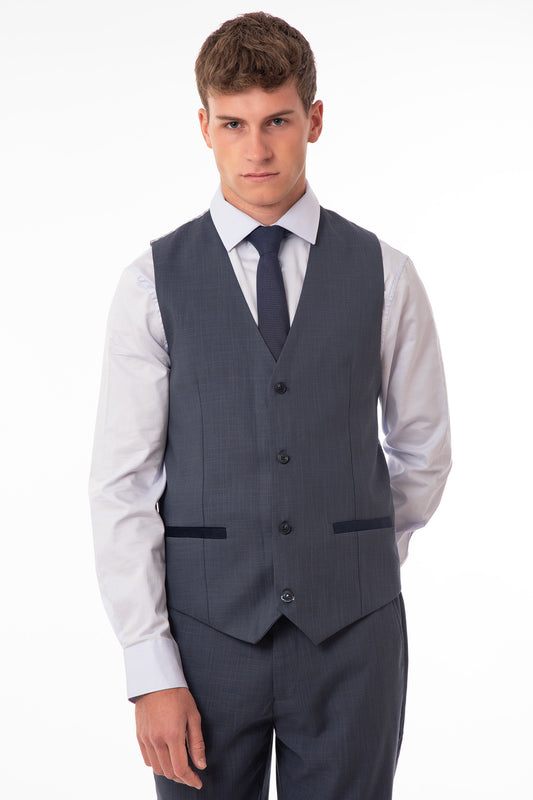 Mack Waistcoat- Navy