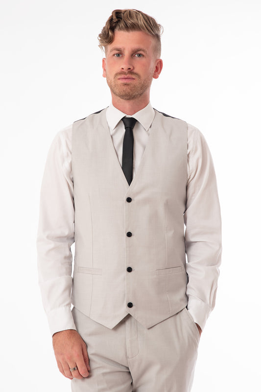 Mustard Waistcoat - Grey